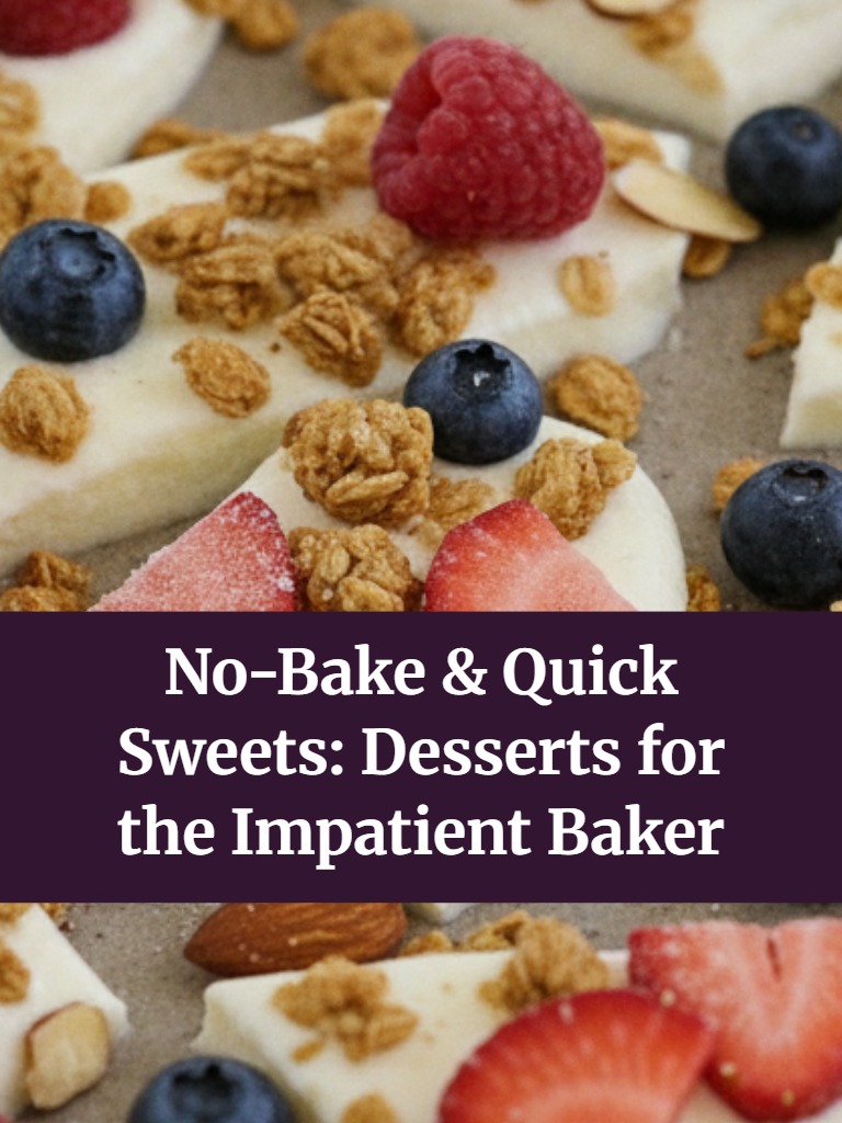 No-Bake & Quick Sweets: Desserts for the Impatient Baker