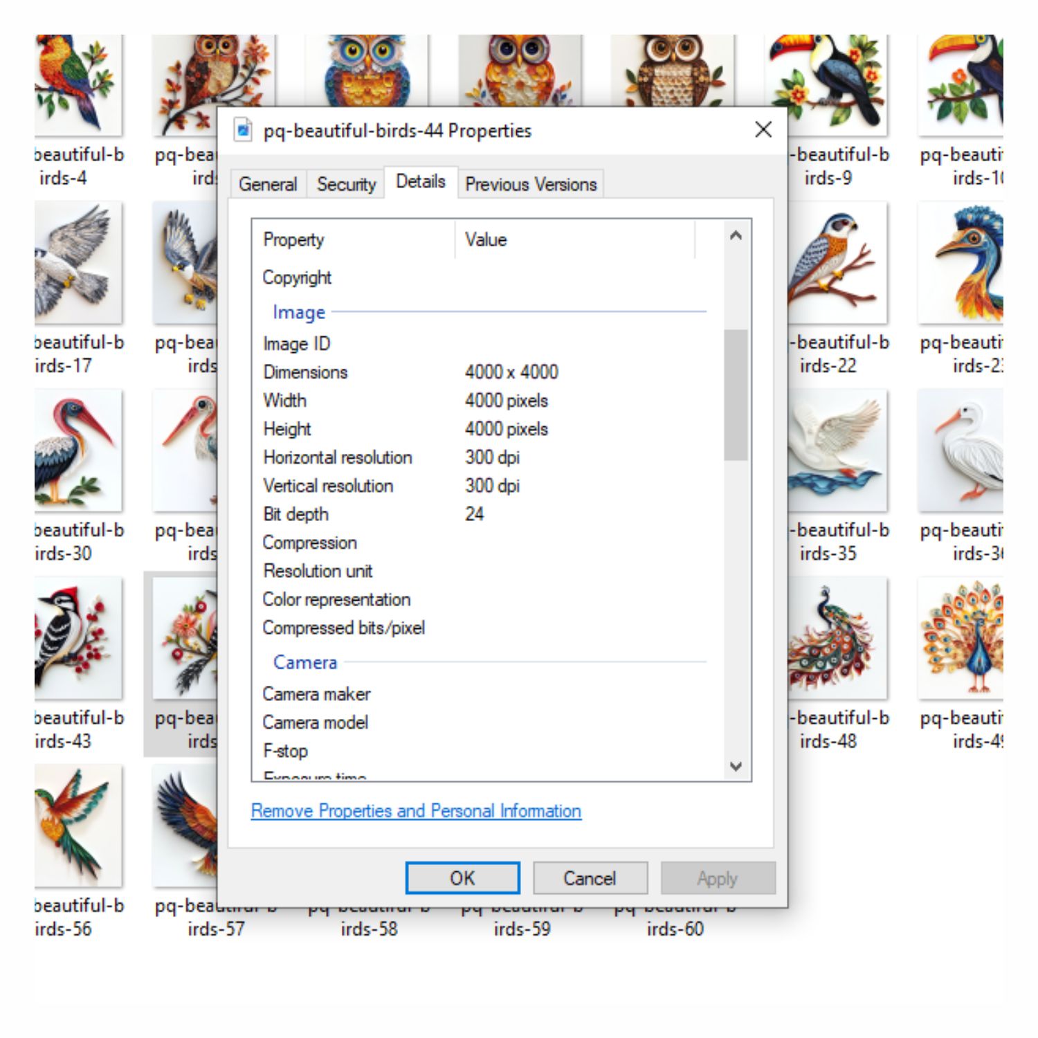 Paper Quilling Beautiful Birds Clipart